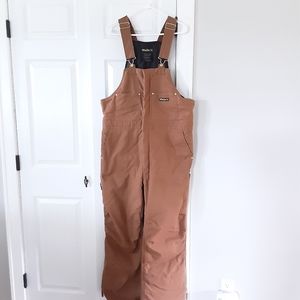 WALLS HEAVY DUTY CANVAS BIB COVERALLS SIZE LARGE